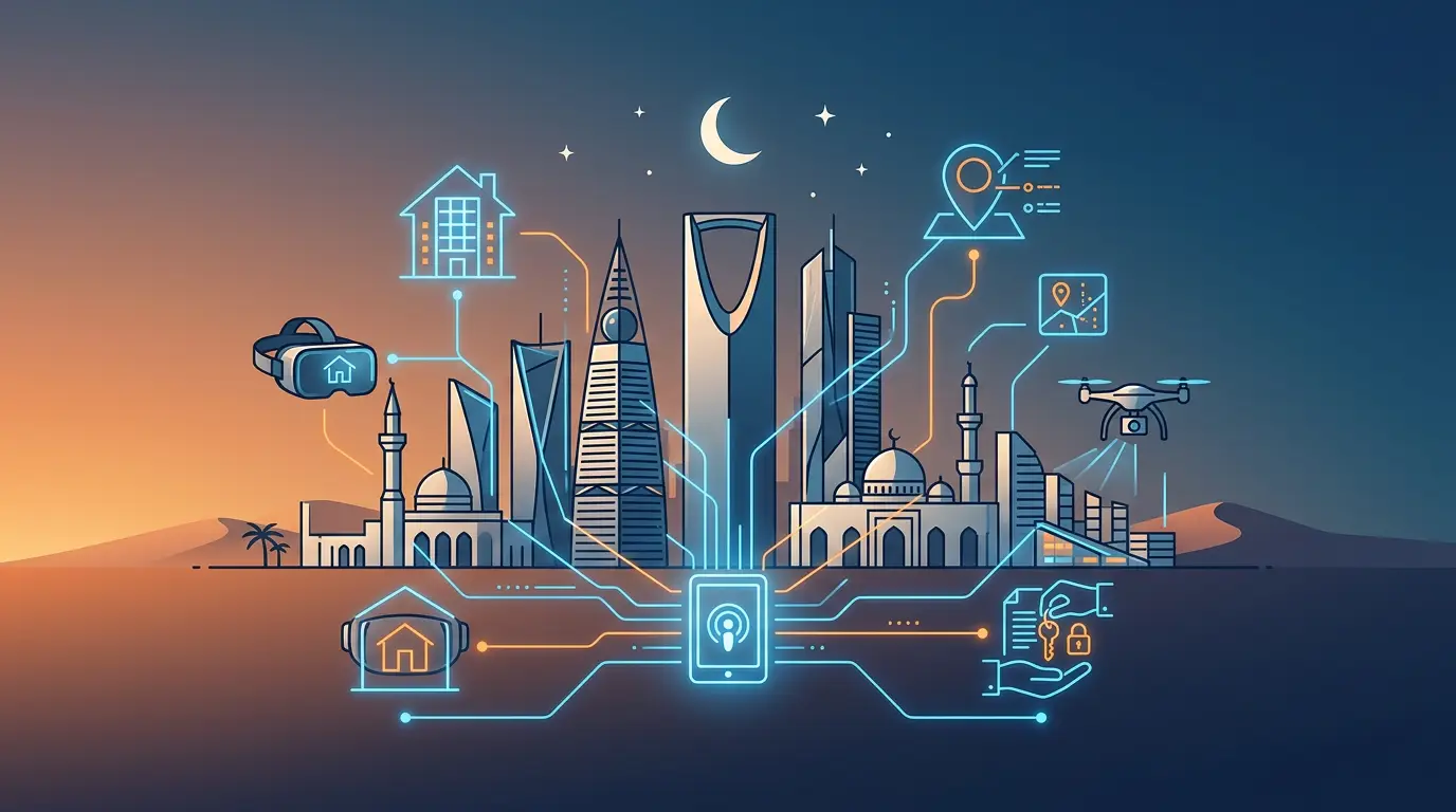 PropTech solutions transforming Saudi real estate through smart buildings, AI, IoT, and digital property management